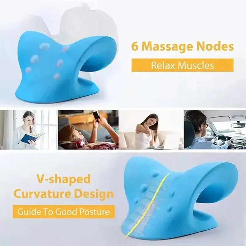 Experience Blissful Neck Relief with MIPHESLY's Innovative Cervical Massage Pillow! 🌟🧘♀️ - Glowiva
