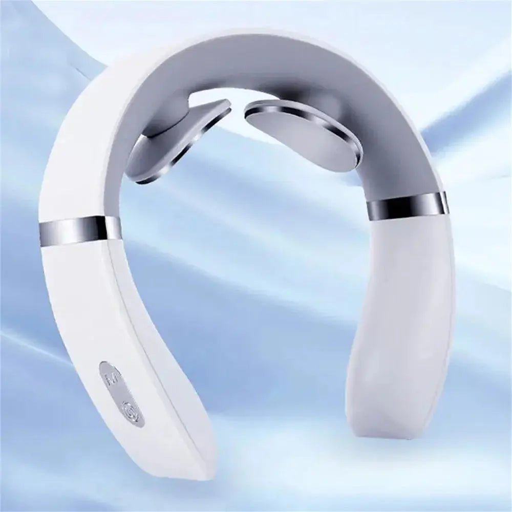 Cervical Massager: Portable Mini Neck and Shoulder Deep Tissue Massager with Soothing Warm Pressing Function - Glowiva