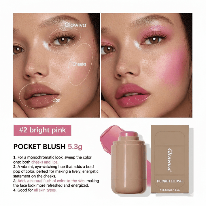 Glow up with Glowiva’s 3 - in - 1 Cheek & Lip Tint! - Glowiva