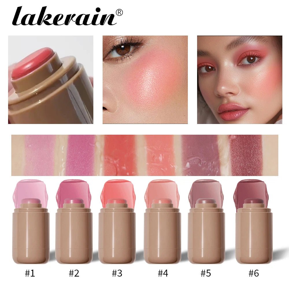 Glow Up with Lakerain! 🌟 3 - in - 1 Cheek & Lip Tinted Moisturizer for That Effortless Radiance 💖 Waterproof & Silky Smooth for a Flawless Matte Finish! MakeupMagic BeautyEssentials - Glowiva