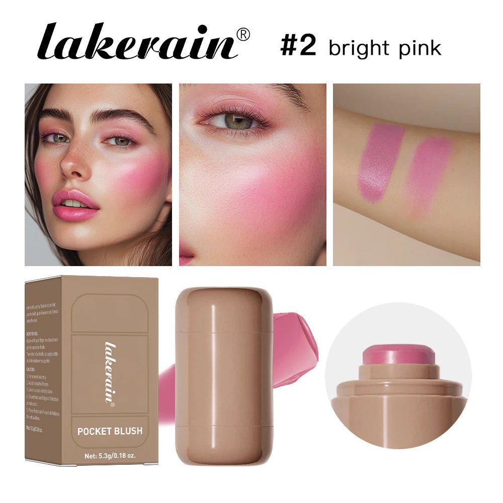 Glow Up with Lakerain! 🌟 3 - in - 1 Cheek & Lip Tinted Moisturizer for That Effortless Radiance 💖 Waterproof & Silky Smooth for a Flawless Matte Finish! MakeupMagic BeautyEssentials - Glowiva