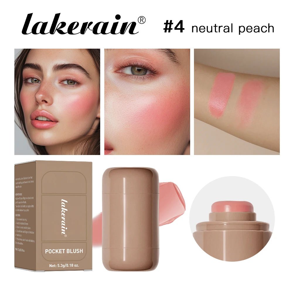 Glow Up with Lakerain! 🌟 3 - in - 1 Cheek & Lip Tinted Moisturizer for That Effortless Radiance 💖 Waterproof & Silky Smooth for a Flawless Matte Finish! MakeupMagic BeautyEssentials - Glowiva