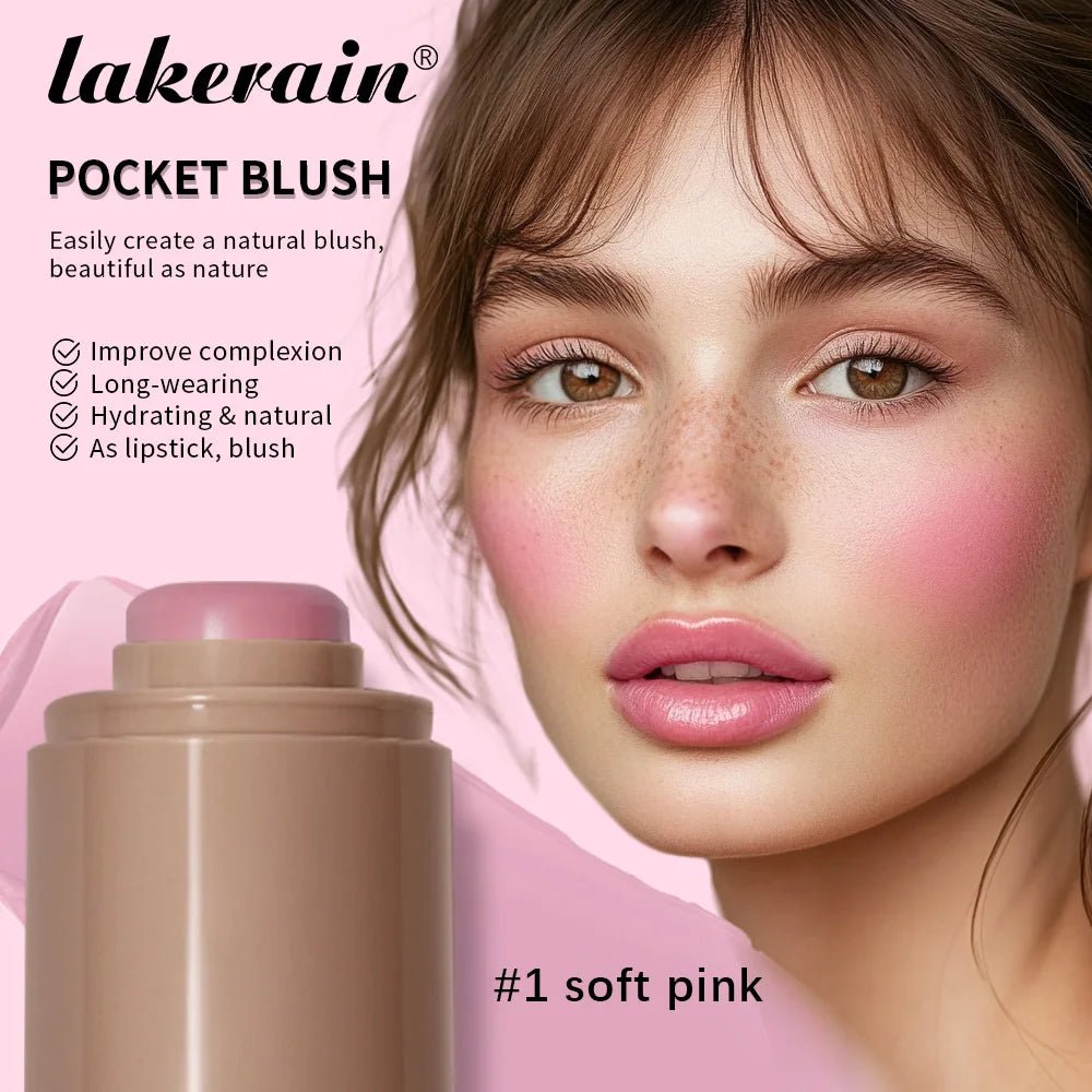 Glow Up with Lakerain! 🌟 3 - in - 1 Cheek & Lip Tinted Moisturizer for That Effortless Radiance 💖 Waterproof & Silky Smooth for a Flawless Matte Finish! MakeupMagic BeautyEssentials - Glowiva