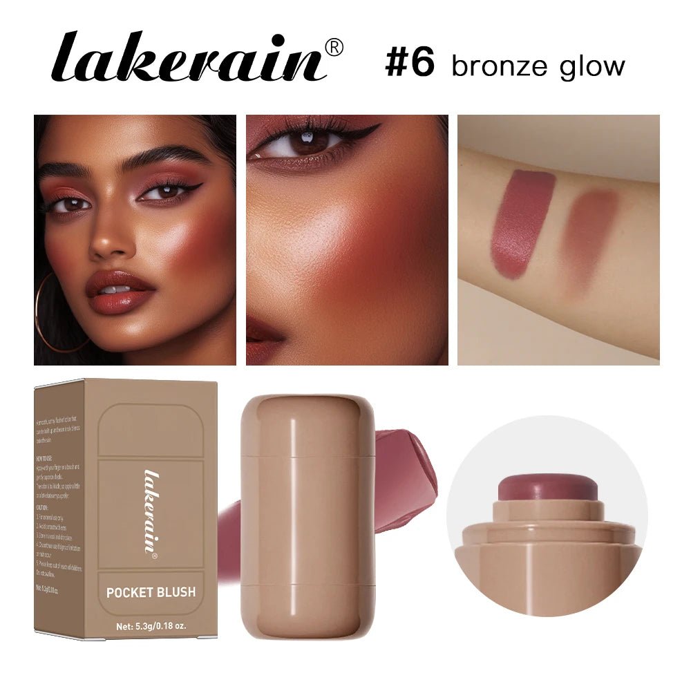Glow Up with Lakerain! 🌟 3 - in - 1 Cheek & Lip Tinted Moisturizer for That Effortless Radiance 💖 Waterproof & Silky Smooth for a Flawless Matte Finish! MakeupMagic BeautyEssentials - Glowiva